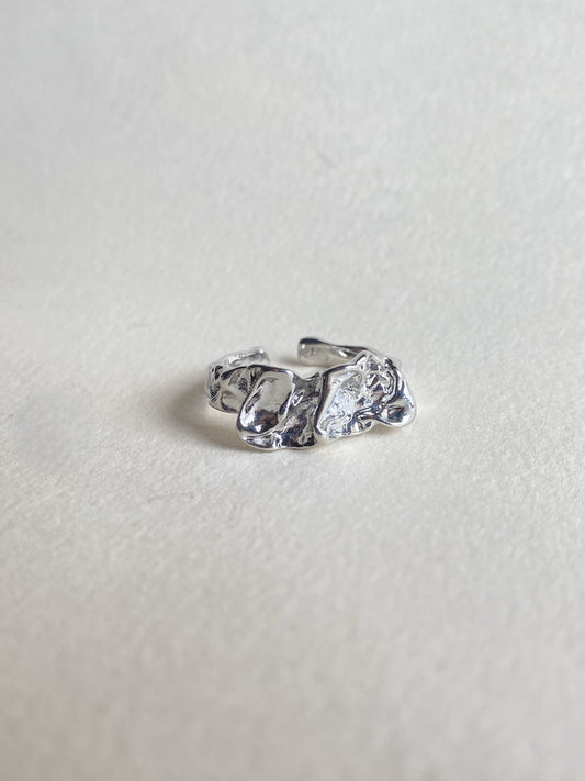 Ruffles Medium Silver